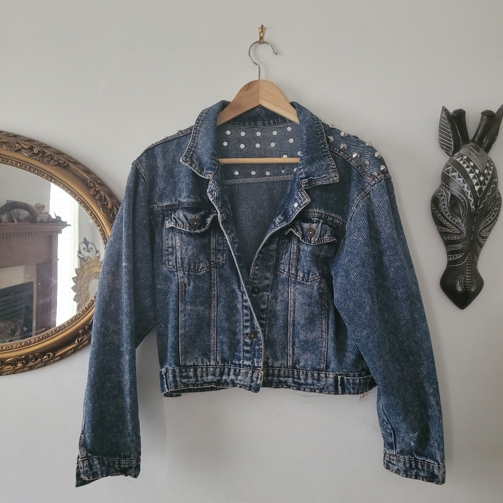 Studded Denim Jacket